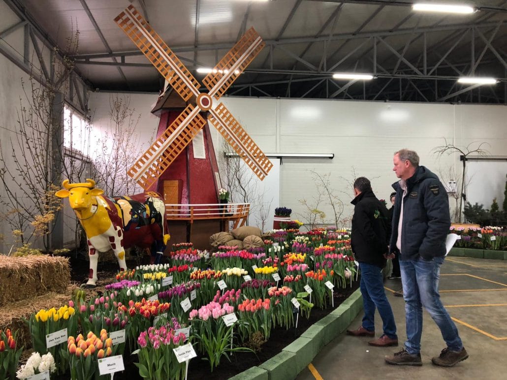 Haakman Flowerbulbs BV посетил выставку одного из крупных клиентов в России